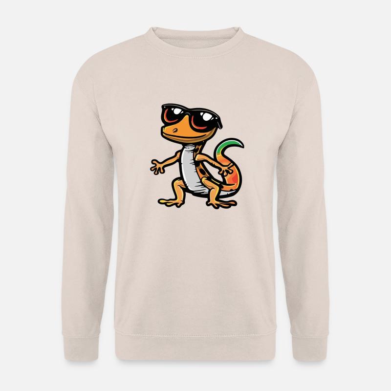 Lizard Comic Cool - Unisex Sweatshirt - sand