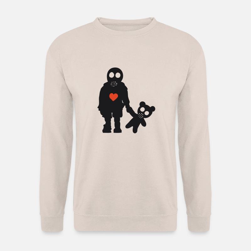 eddi pooh (D) - Unisex Pullover - Sand
