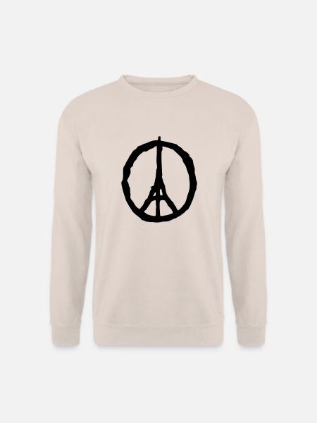 peace paris - Unisex Pullover - Sand
