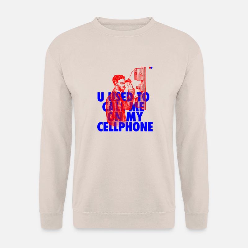 Call me on my cellphone - Unisex Pullover - Sand