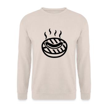 Grill - Sweat-shirt Unisexe - sable - Devant - Alina (178cm) & Michal (187cm)