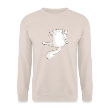 la toilette #2 - Sweat-shirt Unisexe - sable - Devant - Alina (178cm) & Michal (187cm)