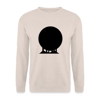japan_gate_02 - Unisex Pullover - Sand - Vorne - Alina (178cm) & Michal (187cm)