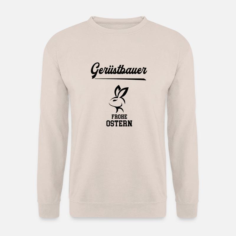 Gerüstbauer Ostern Geschenk Gerüstbau Meister - Unisex Pullover - Sand