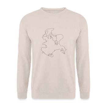 Réprimander - Sweat-shirt Unisexe - sable - Devant - Alina (178cm) & Michal (187cm)