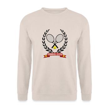 tennis - Unisex Pullover - Sand - Vorne - Alina (178cm) & Michal (187cm)