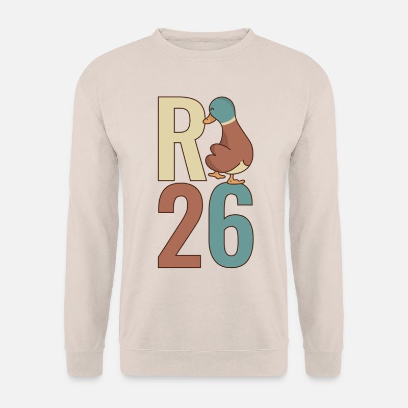  R Ente 26 - R Ente 2026 - Rente 2026 - Unisex Pullover - Sand
