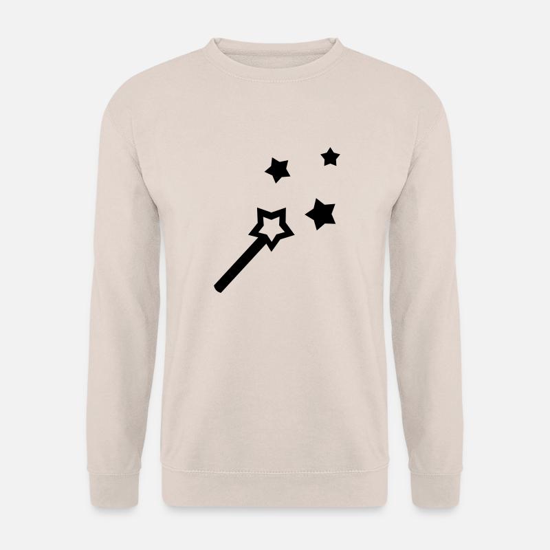 Zauberstab - line - Unisex Pullover - Sand