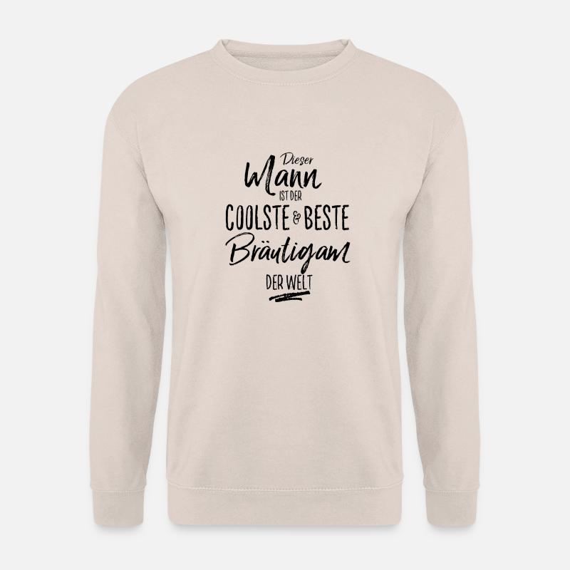 braeutigam der Beste (s) - Unisex Pullover - Sand