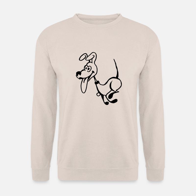 Verrückter Hund - Unisex Pullover - Sand