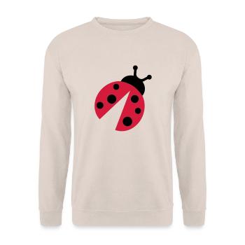 Ladybug - Unisex Sweatshirt - sand - Front - Alina (178cm) & Michal (187cm)