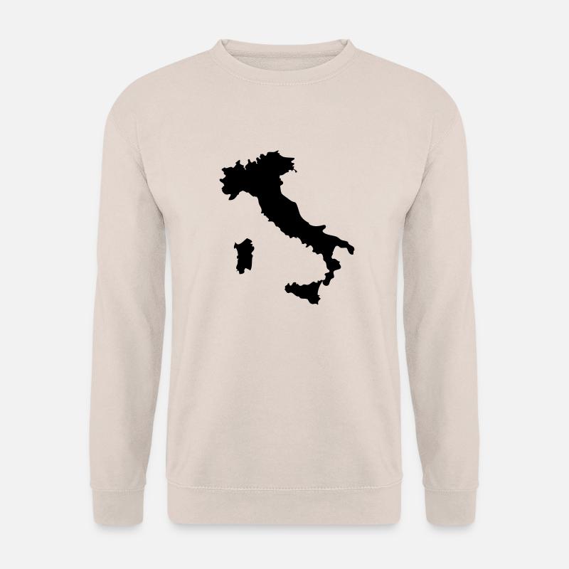 Italy Map Map - Unisex Sweatshirt - sand