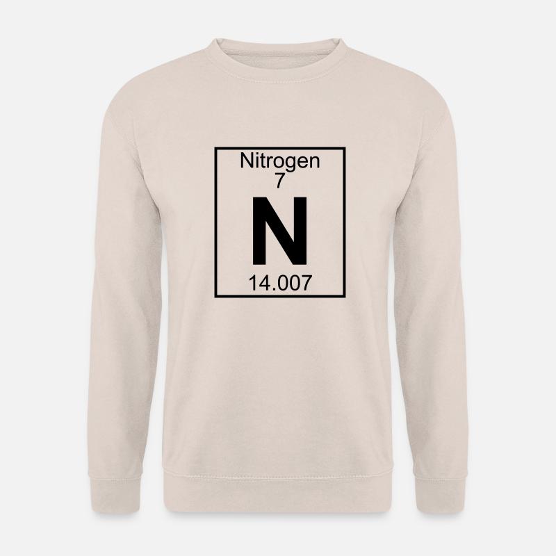 Nitrogen (N) (element 7) - Unisex Sweatshirt - sand