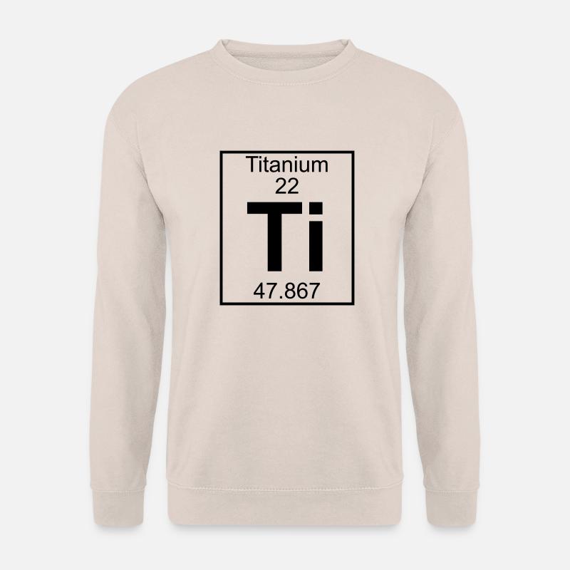 Titanium (Ti) (element 22) - Unisex Sweatshirt - sand
