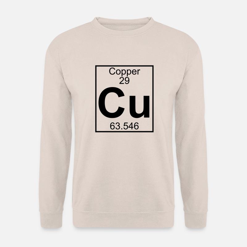 Copper (Cu) (element 29) - Unisex Sweatshirt - sand