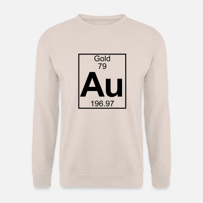 Gold (Au) (element 79) - Unisex Sweatshirt - sand