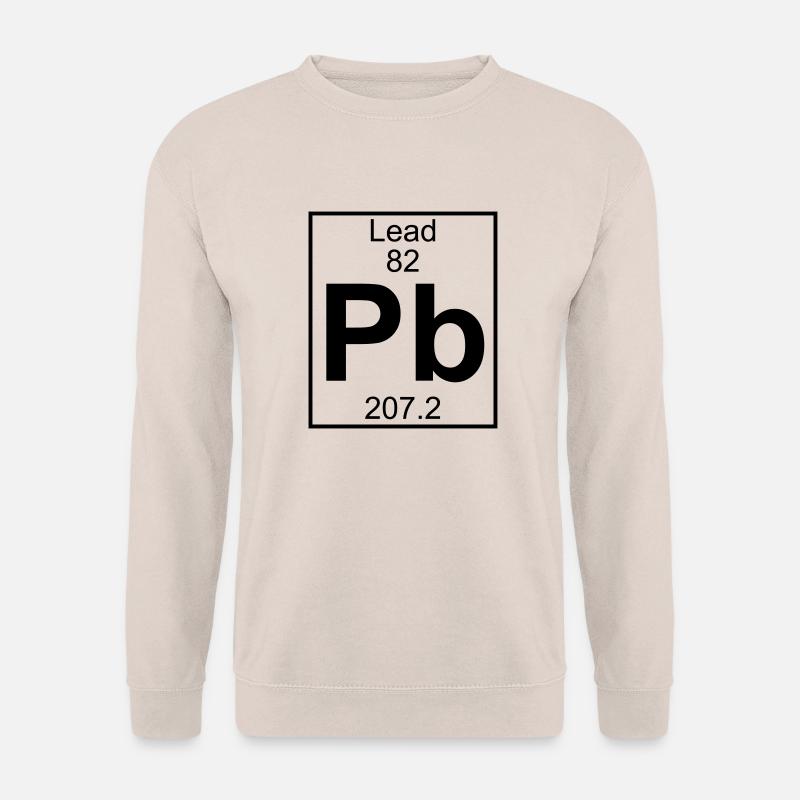 Lead (Pb) (element 82) - Unisex Sweatshirt - sand