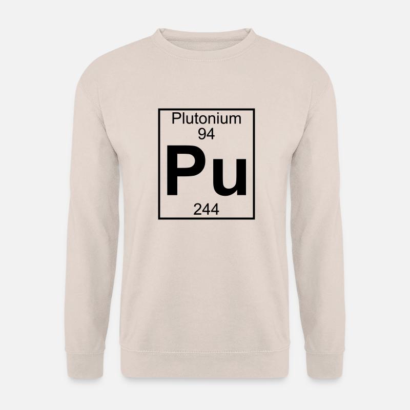 Element 094 - Pu (plutonium) - Full - Unisex Pullover - Sand