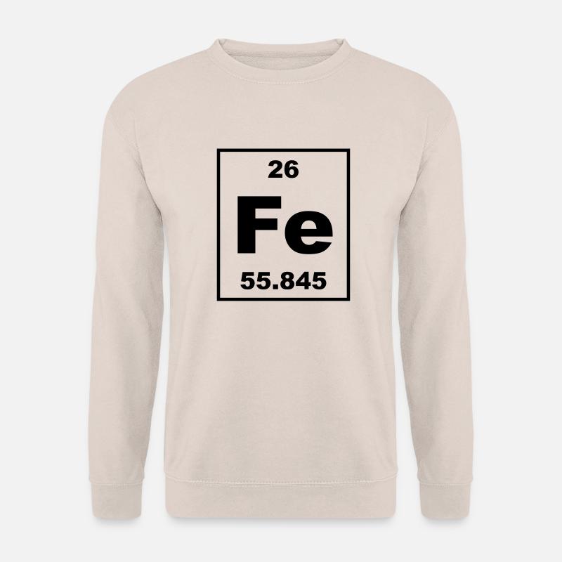 Ferrum (Fe) (element 26) - Unisex Sweatshirt - sand