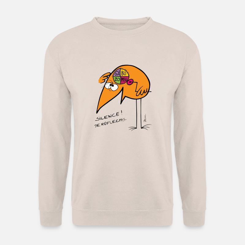 Ich dachte, Stille - Unisex Pullover - Sand