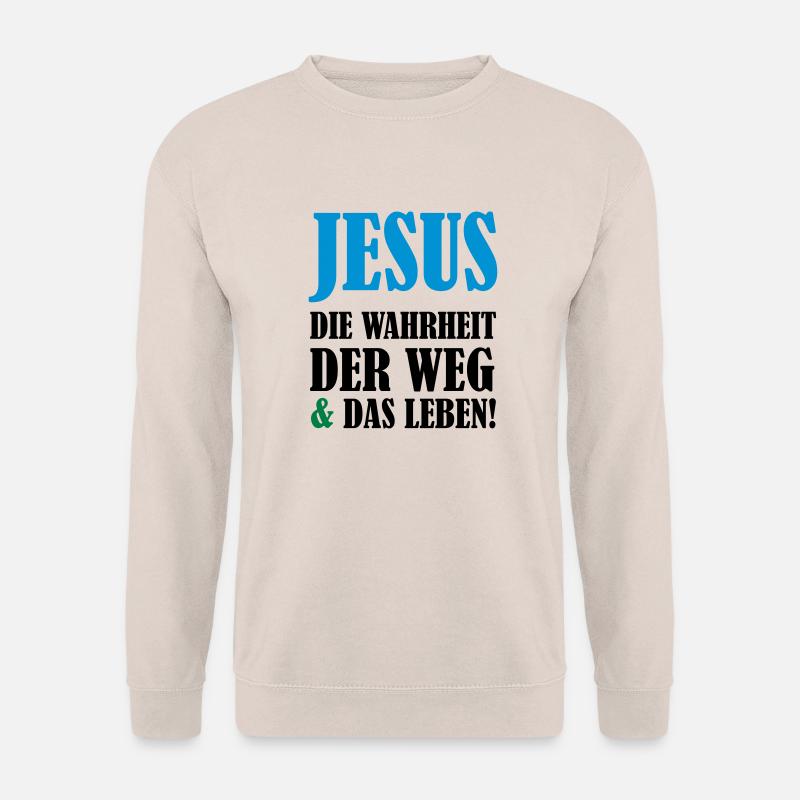 jesus_02 - Unisex Pullover - Sand