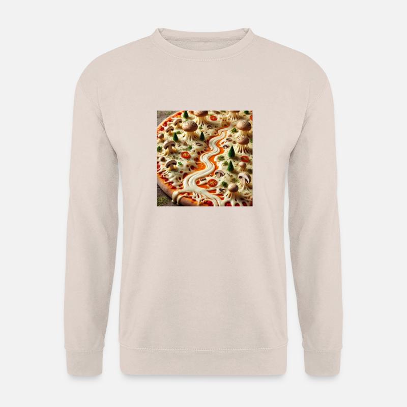 Pizza - Unisex Pullover - Sand