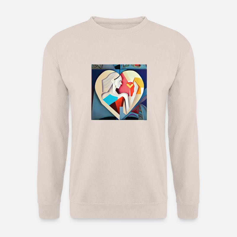 Ein kleines Herz - Unisex Pullover - Sand