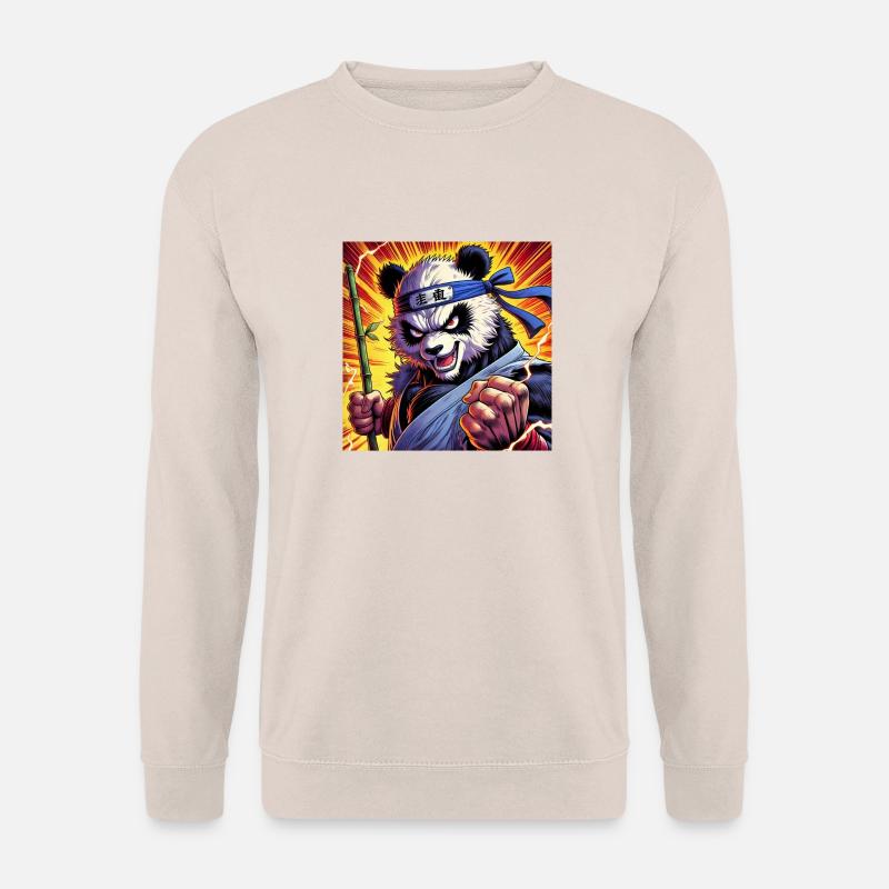 Panda Shinobi - Unisex Pullover - Sand