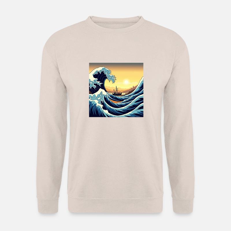 Mystic Waves - Unisex Pullover - Sand
