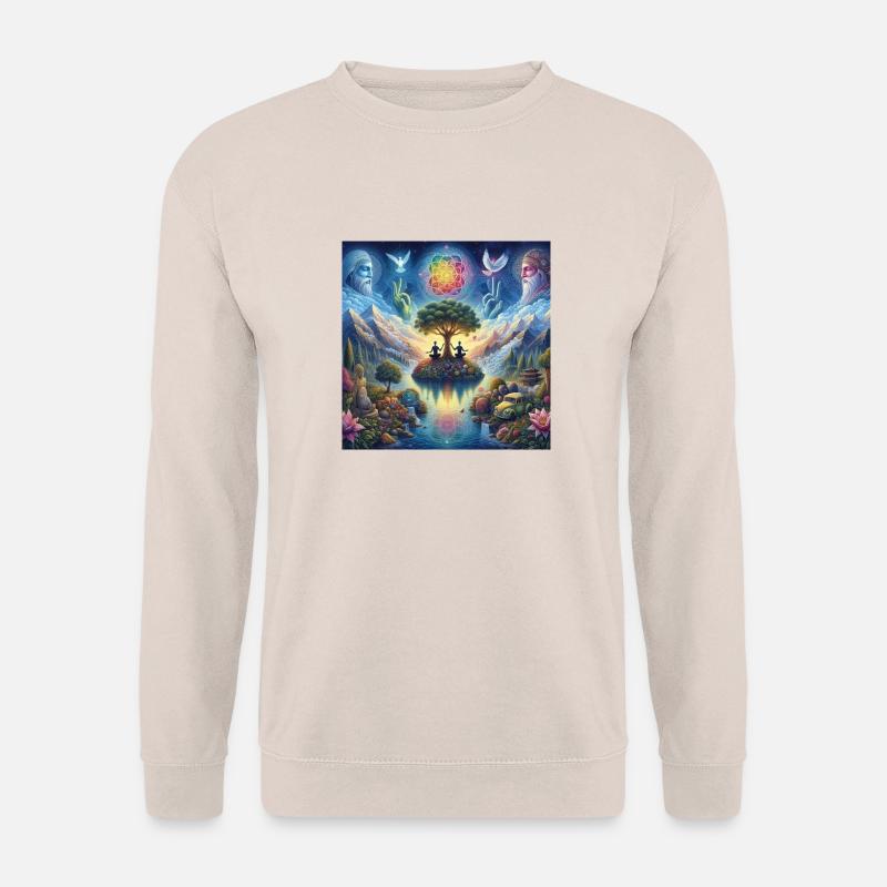 Peaceful Buddha - Unisex Pullover - Sand