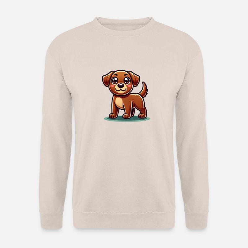 Hund Comic Kinder - Unisex Pullover - Sand