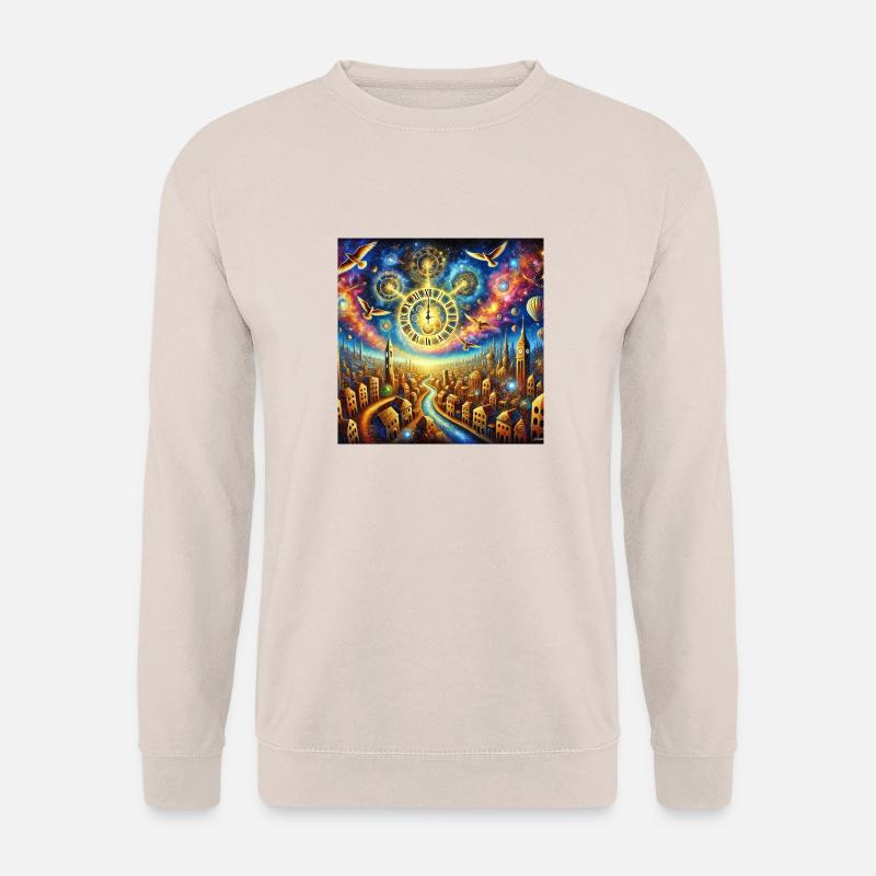 Die Uhr des Himmels - Unisex Pullover - Sand