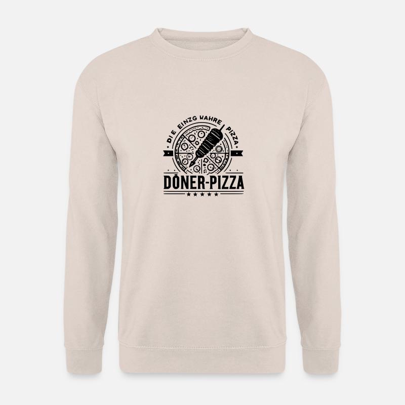 Döner-Pizza – Die perfekte Fusion - Unisex Pullover - Sand