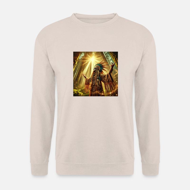 Schamane in Trance (C) - Unisex Pullover - Sand