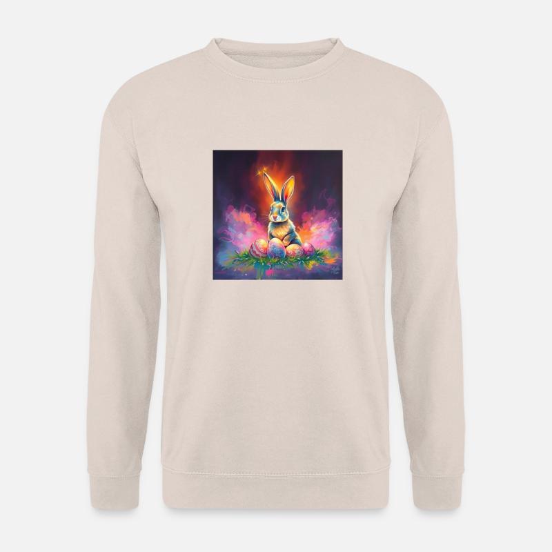 Hasenparty & Eierregen - Unisex Pullover - Sand