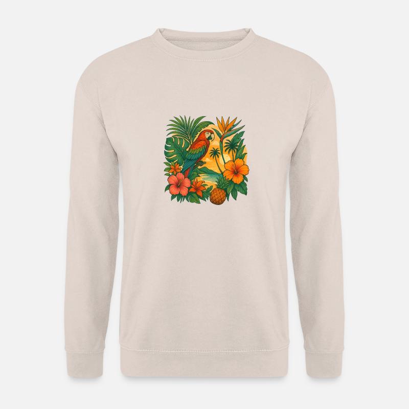 Tropische Collage - Unisex Pullover - Sand
