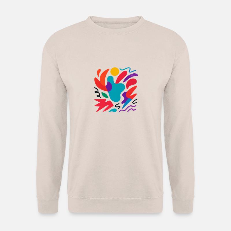 Abstract CLR - Unisex Pullover - Sand