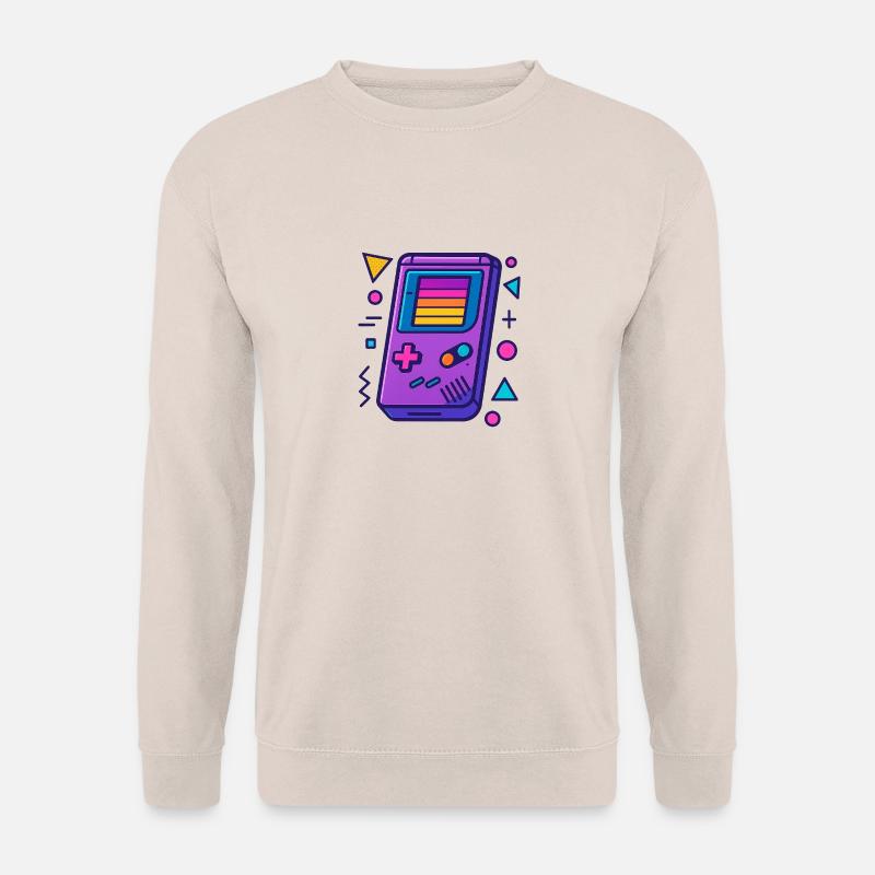 Retro-Gameboy-Style (Neon/80s) - Unisex Pullover - Sand
