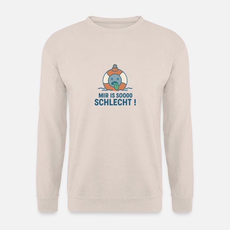 Wellen-Wahnsinn - Unisex Pullover - Sand