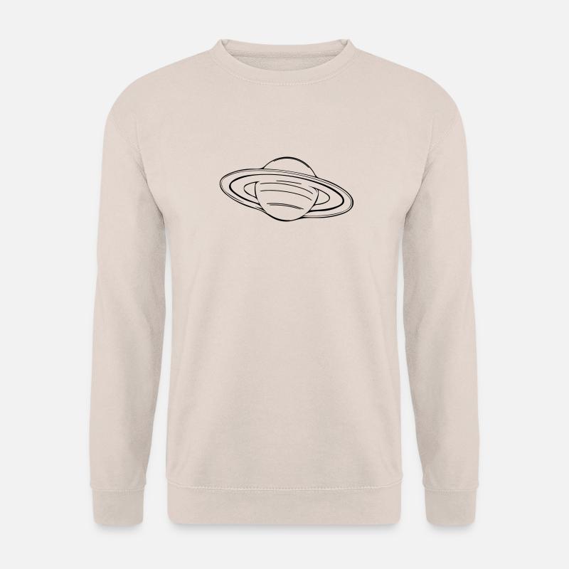Saturn mit Ringen - Unisex Pullover - Sand
