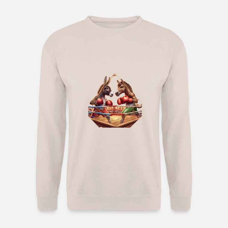 Tierische boxer - Unisex Pullover - Sand