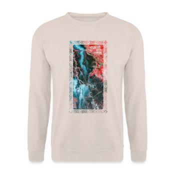 Veines de la Terre | Pulau Kreasi - Sweat-shirt Unisexe - sable - Devant - Alina (178cm) & Michal (187cm)