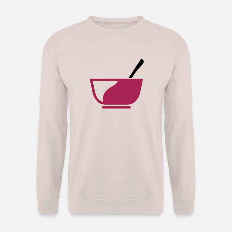 Müslischale zum Frühstück Geschenk - Unisex Pullover - Sand