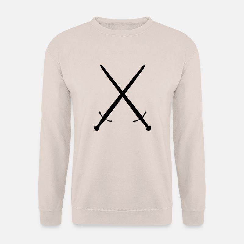 crossed swords - Unisex Pullover - Sand