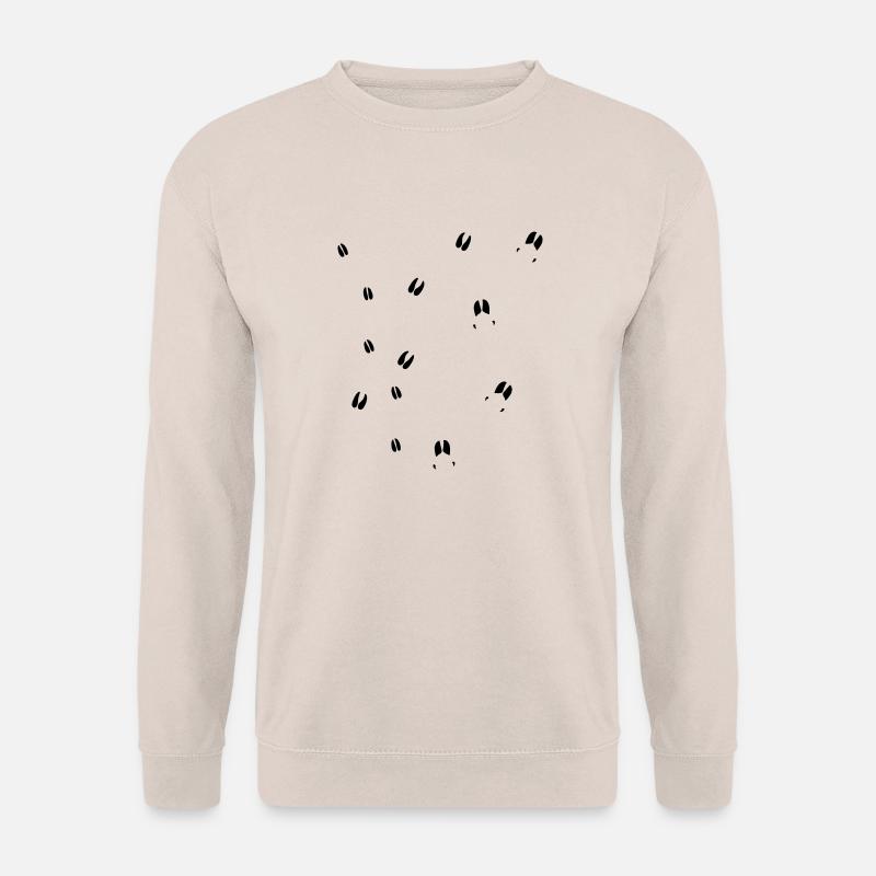 Fährte Mufflon, Reh, Wildschwein - Unisex Pullover - Sand