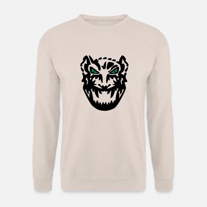 tiger_ear_vec_2 de - Unisex Pullover - Sand