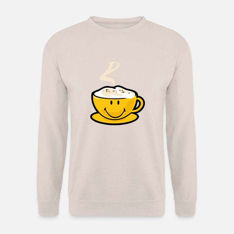 Smiley Capuccino - Unisex Pullover - Sand
