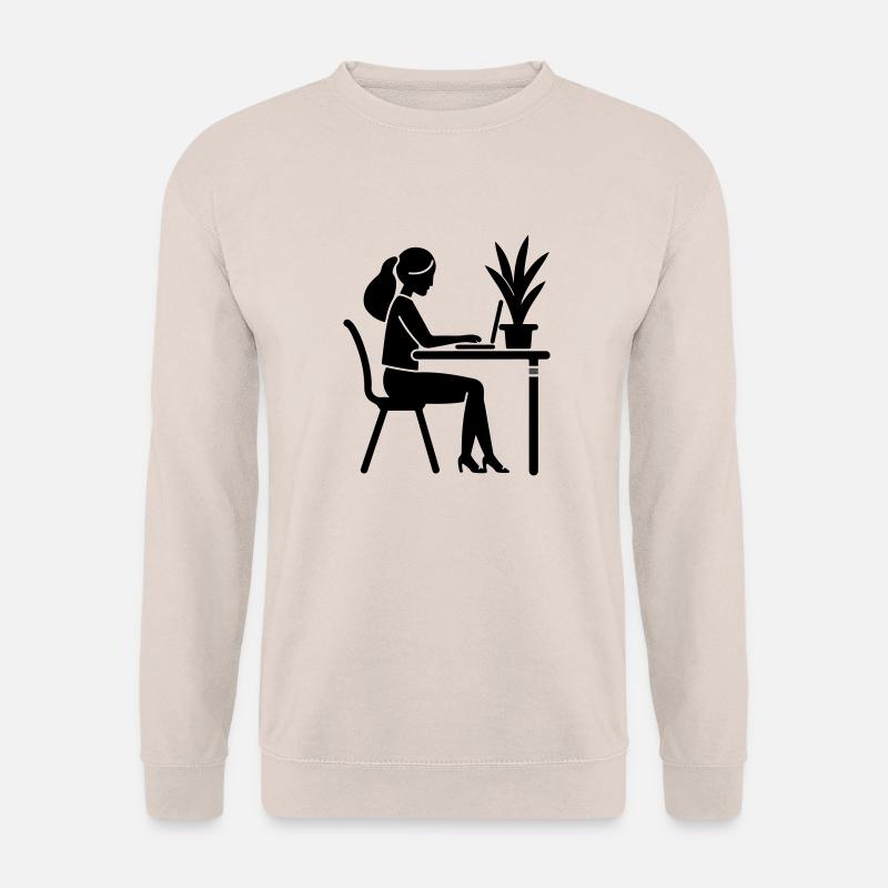 Learning, Studying, Working - Unisex Sweatshirt - sand