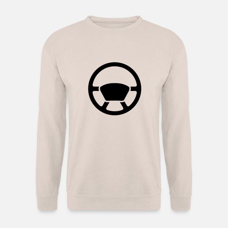 Lenkrad Auto - Unisex Pullover - Sand