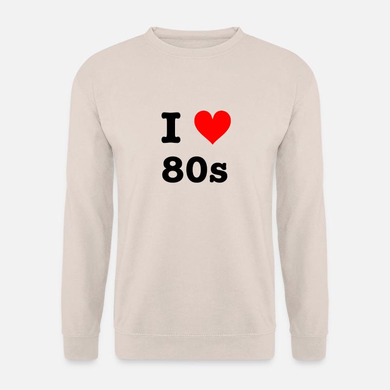 I love 80s - Unisex Pullover - Sand